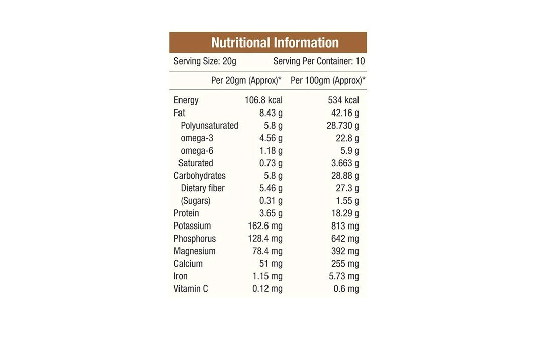 NourishVitals Roasted Flax Seeds    Jar  200 grams